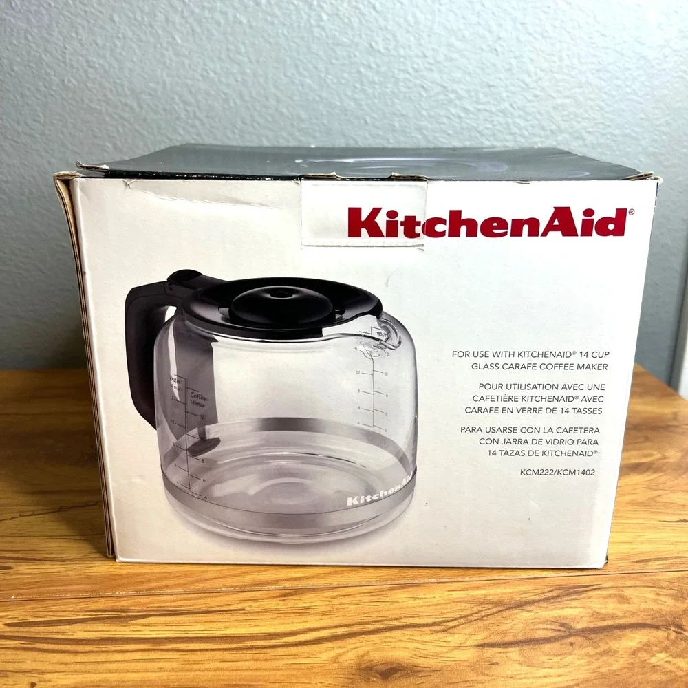 KitchenAid Glass Coffee Carafe 14 Cup Clear KCM14GC Replacement NEW NIB